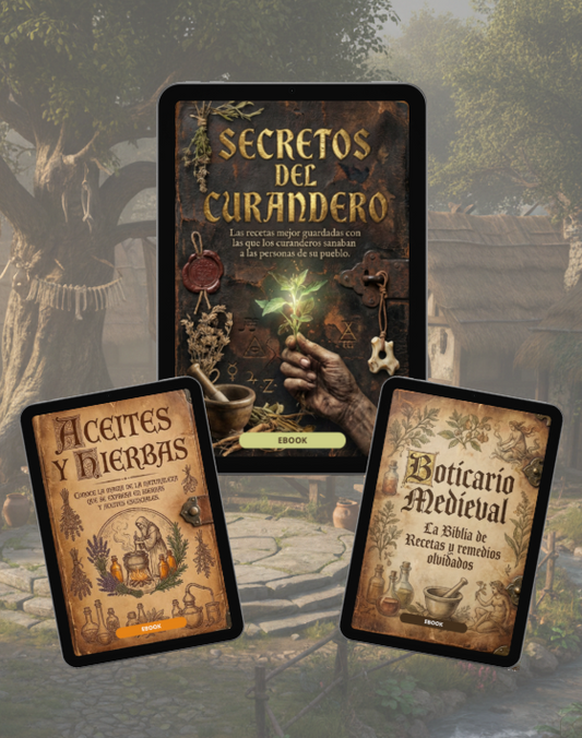 Secretos del Curandero + Boticario Medievales + Aromaterapia